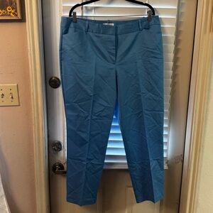 Baby Blue Straight-Leg Women's Pants